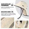 Safari Hat for Adventure Boonie Fishing UV Military Sun Sunshade Chin Wide UV Protection XL [TOP-EX] Women, Hat, Foldable, Ponytail, Hat, Hat,