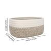 Cotton Rope Basket Holder Shelf Basket for Towel Storage Pet Toys Bedroom