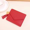 Korean Style Cute Tassel Card Holder - 2025 Women's Short Coin Purse Wallet