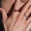 Anonymous Artisan Love Heart Eye Ring