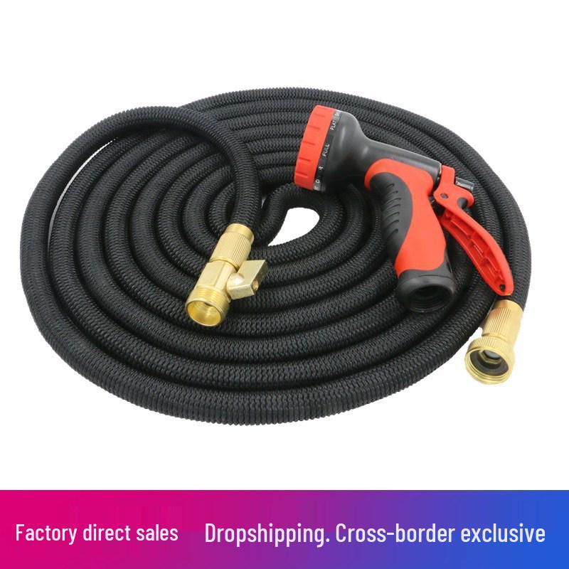 High-Pressure Car Wash Nozzle & Telescopic Hose Set 25FT (7.5m)