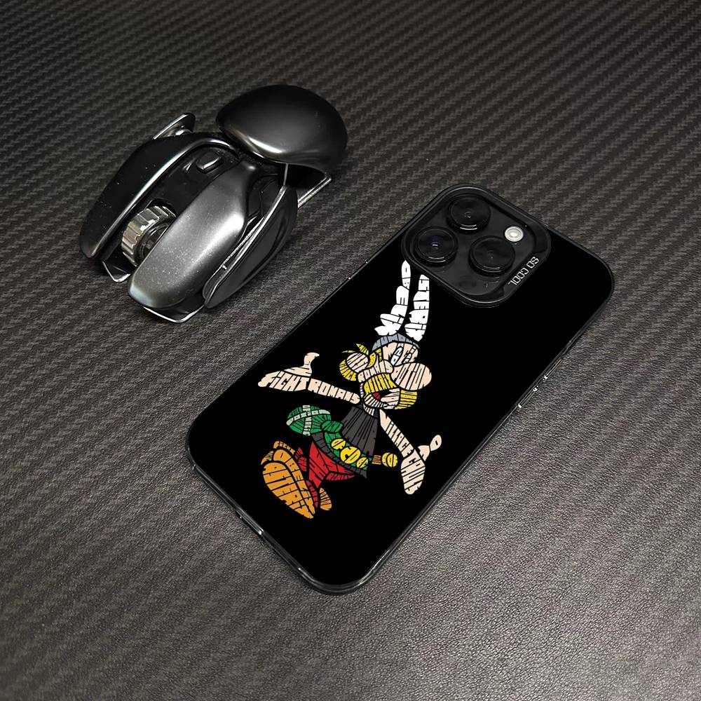 A-Asterix Y-O-Obelix Phone Case For IPhone 16 15 14 13 12 11 17 Pro MAX Plus Pro Matte Shockproof Cover