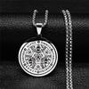 Tetragrammaton Amulet Pendant Necklace Enochian Angel Magic Amulet Alpha Otheos Eheyeh  AGLA Amulet Talisman Necklace Accessories
