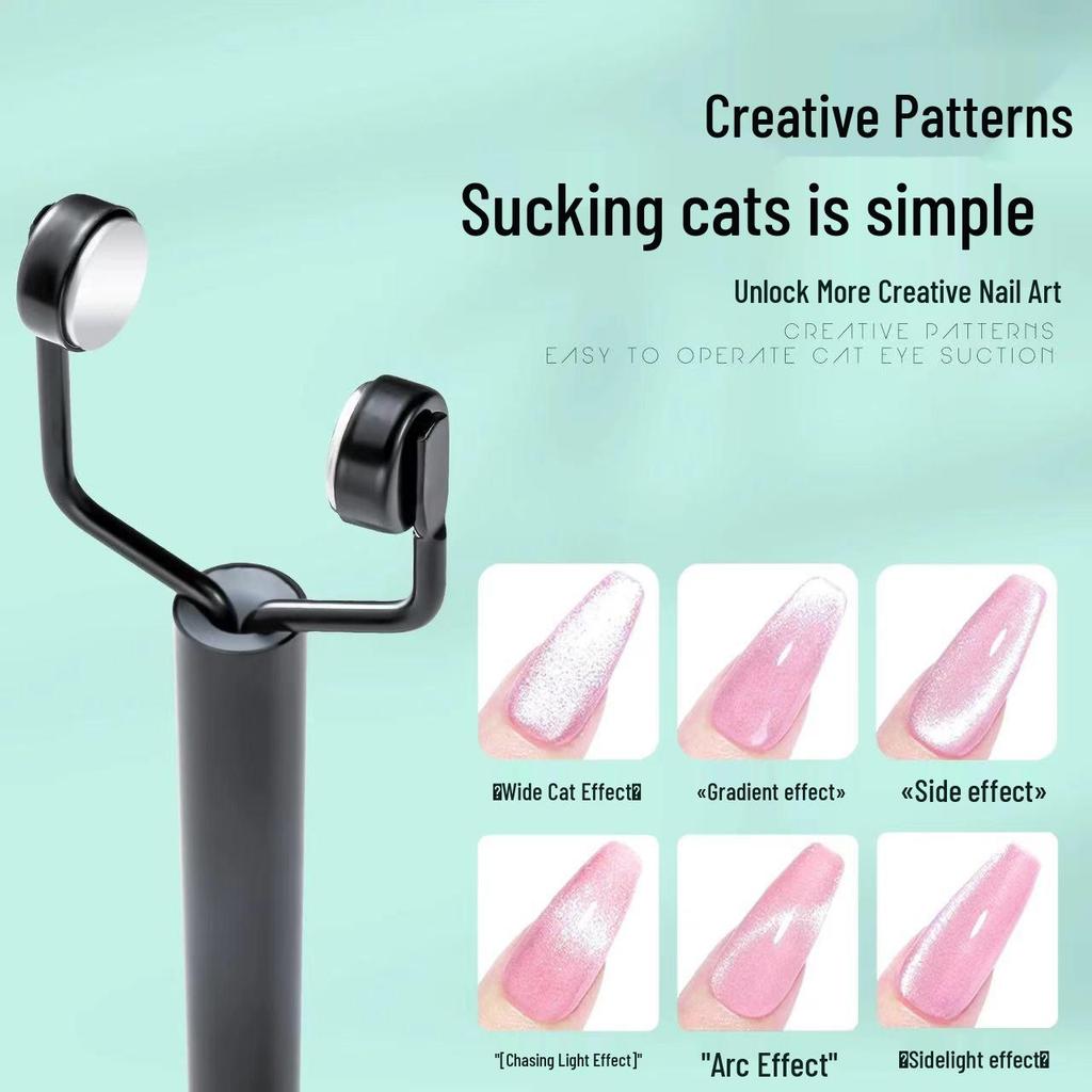 Double-Ended Super Strong Magnet Stick for Cat Eye Nail Art Gel