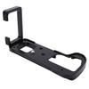 FITTEST LB-GH5 Piastra a L a Rilascio Rapido per Scatti Verticali Base Staffa Supporto per Fotocamera Panasonic LUMIX GH5 Testa Sferica in Metallo(Nero)