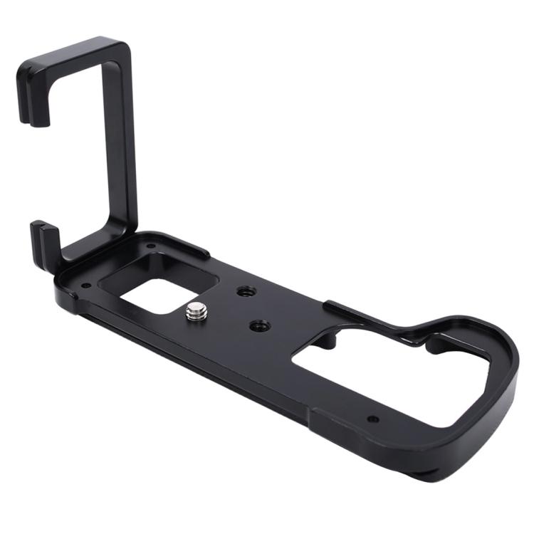 FITTEST LB-GH5 Piastra a L a Rilascio Rapido per Scatti Verticali Base Staffa Supporto per Fotocamera Panasonic LUMIX GH5 Testa Sferica in Metallo(Nero)