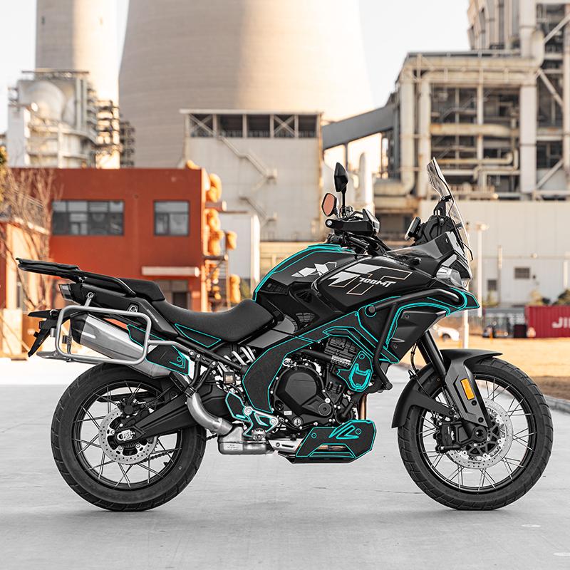 Used For 2025 CFMOTO 700MT Motorcycle Carbon Fiber Decoration Protective Stickers Kits Plastic Area