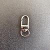 Silver Zinc Alloy Lobster Clasp Keychain with Heart Pendant