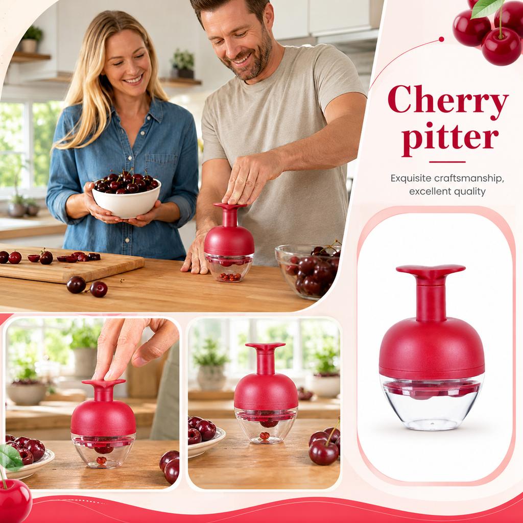 Food-Grade Pitter for Baking and Making, Also Works for Olives - Multifunctional Kitchen Tool