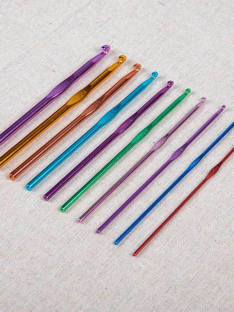 Buy 10pcs Knitting Aluminum Knitting Needles Knitting And Crochet