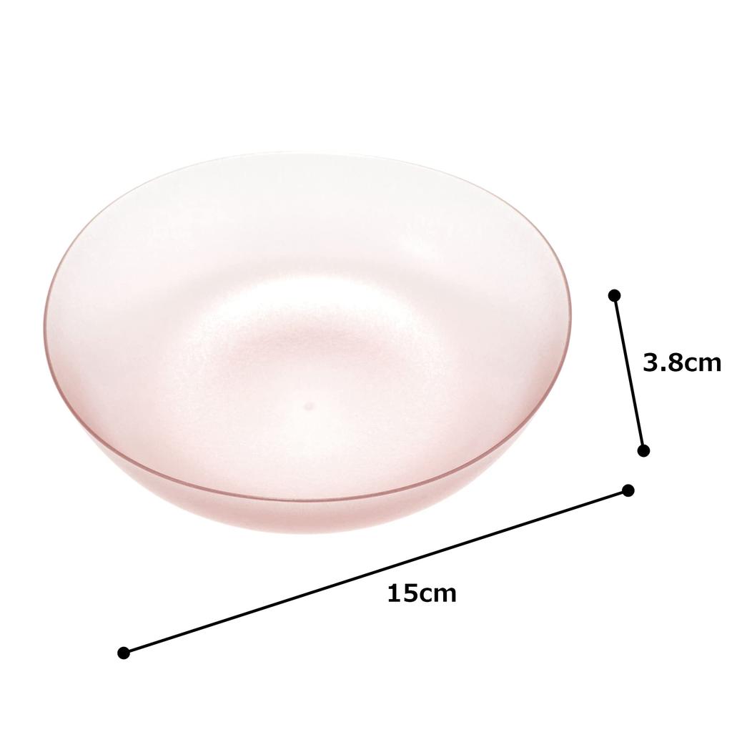 IJ Unbreakable Small PlateBowl, 15cm, 380ml, Dishwasher Safe, Made In Japan, Perfect for Home Parties, Outdoor Activities, Stylish and Cute, Small