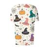 Women's Short Sleeved Patterned Pockets, Work Print Stand Up Collar, Single Breasted Protective Clothing, Cardigan Jacket, Top