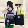 New travel backpack spring wear-resistant backpack women's fashion junior high school student cute schoolbag