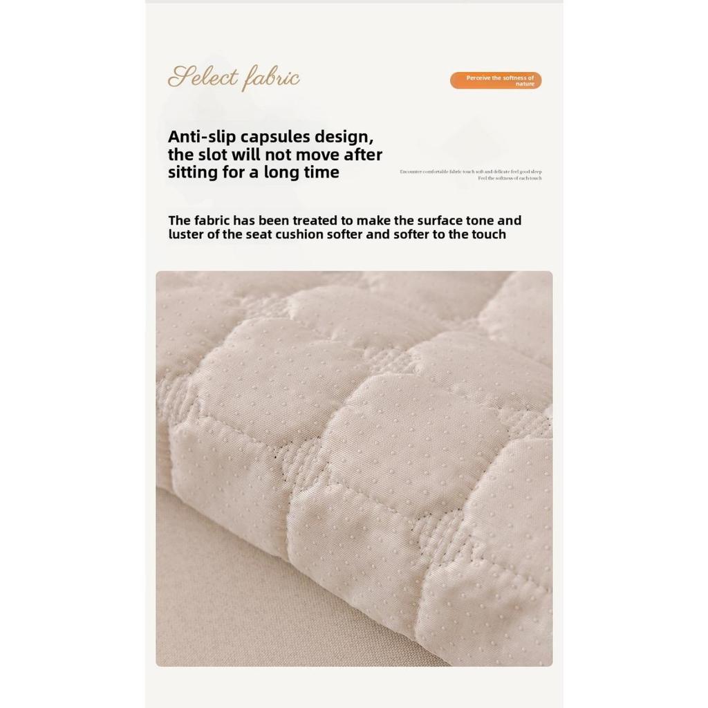 Super Miękki Nowoczesny Pikowany Pluszowy Pokrowiec na Sofę - Przyjazny Zwierzętom, Można Prać w Pralki, Dekoracja Salonu, Sypialni, Biura, Pokrowiec na Sofę Kombinowaną