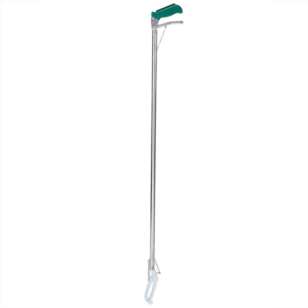 Stainless Steel Snake Tong Foldable Snake Catcher Reptile Grabber Tool 70cm with Lock
