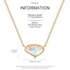copper Minimalist Cross Necklaces for Woman Personality Chain Shining Gold Plated Color Party Necklaces for Women Jewellery