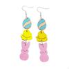 Cute Easter Earrings Animal Dangle Jewelry Lightweight Statement Ear Pendants