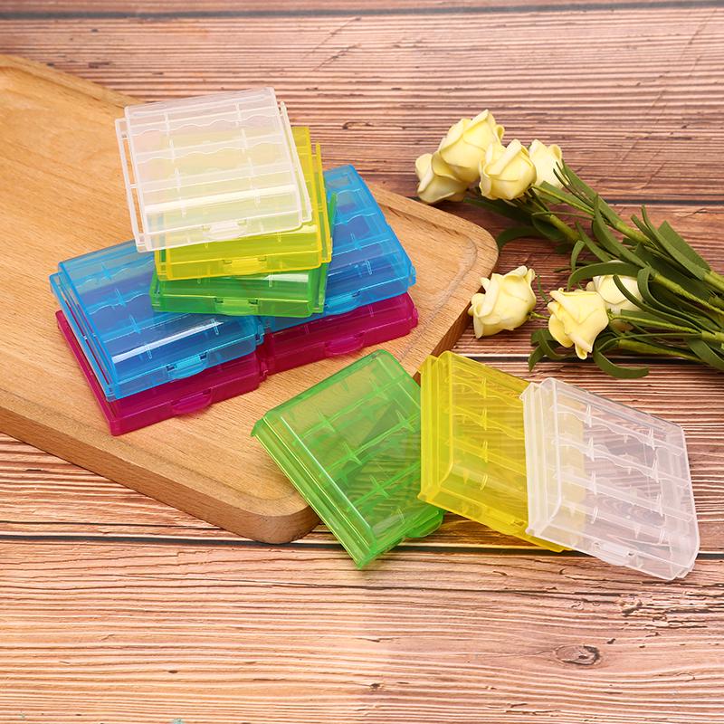 1PC Portable Waterproof Cases Universal Hard Plastic 18650 Battery Storage Boxes Case Holder