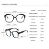 Anti-blue Light Glasses Fashion Square Eyewear Women High Quality Luxury Eyeglasses Blue Light Blocking Man Lady Eyeglas
