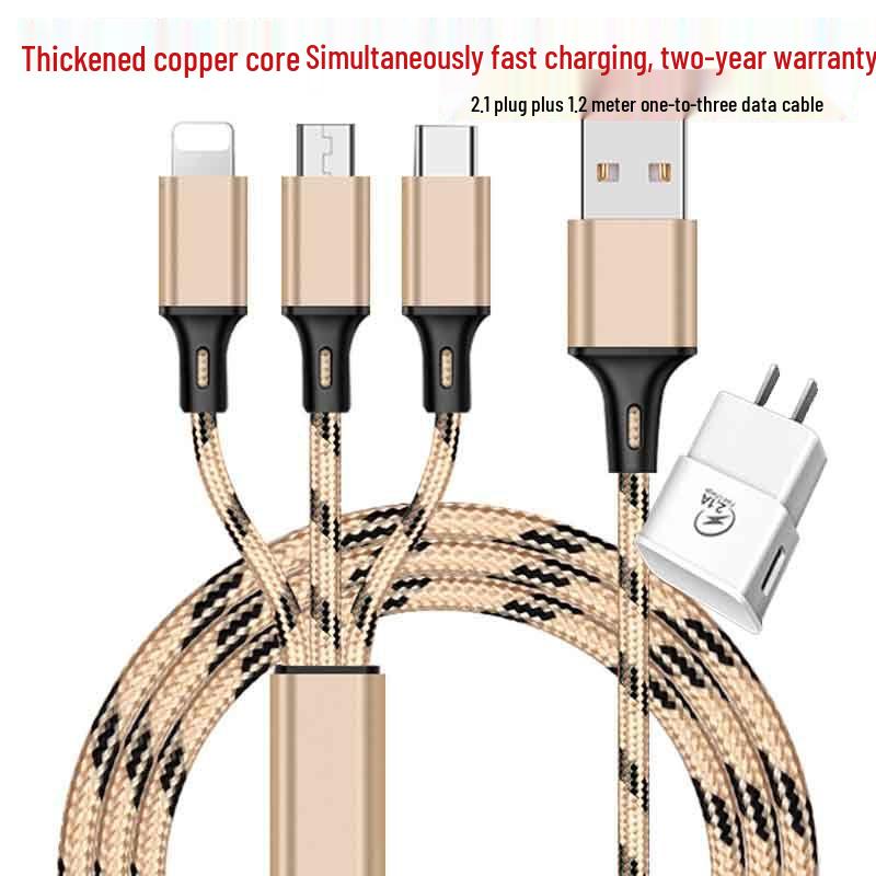 Universal Multi-Head Mobile Charging Cable: One-to-Ten Multifunctional Data Cable