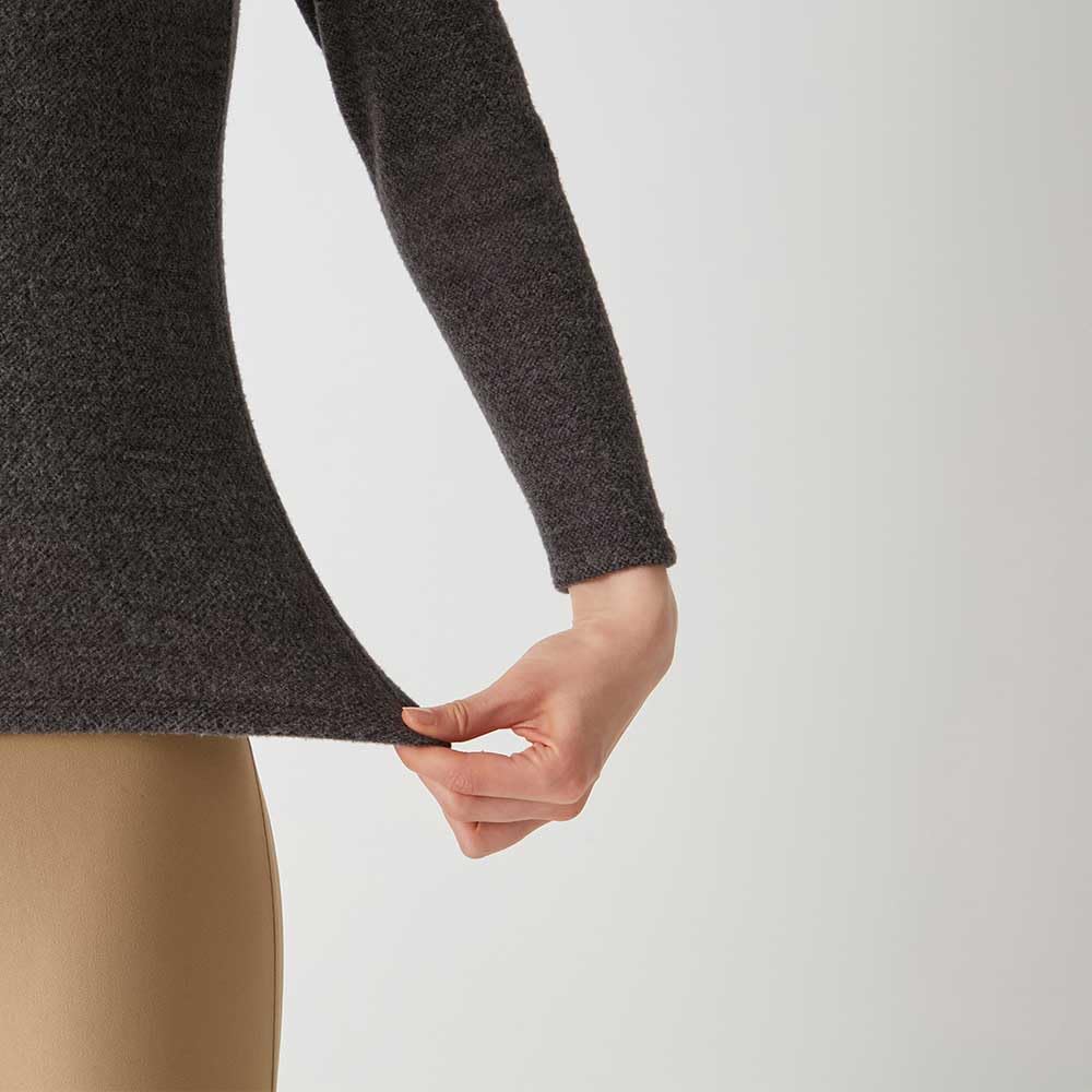 Gunze HOTMAGIC MH9546 Long Sleeve Thick Brushed Warm Cold Protection Innerwear, Fabric, Moisture-Wicking, Heat-Generating, Innerwear,