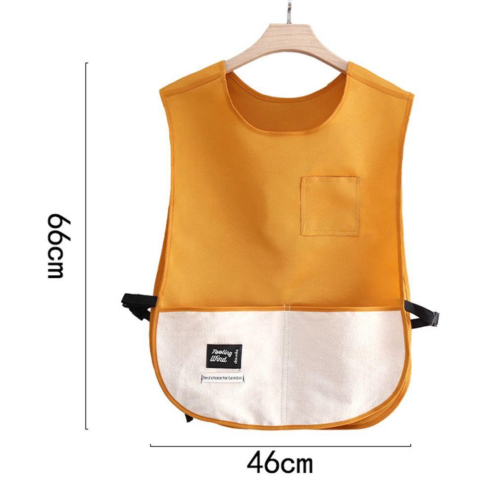 New Waterproof Kitchen Vest Apron Anti-fouling Sleeveless Chef Apron Breathable Oil-proof Cooking Smock for Home Kitchen