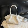 2025 Luxury Women's Fluffy Tote Bag - High-End, Large Capacity for Autumn/Winter