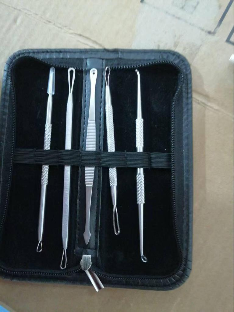 Stainless Steel Blackhead Remover & Acne Needle Kit