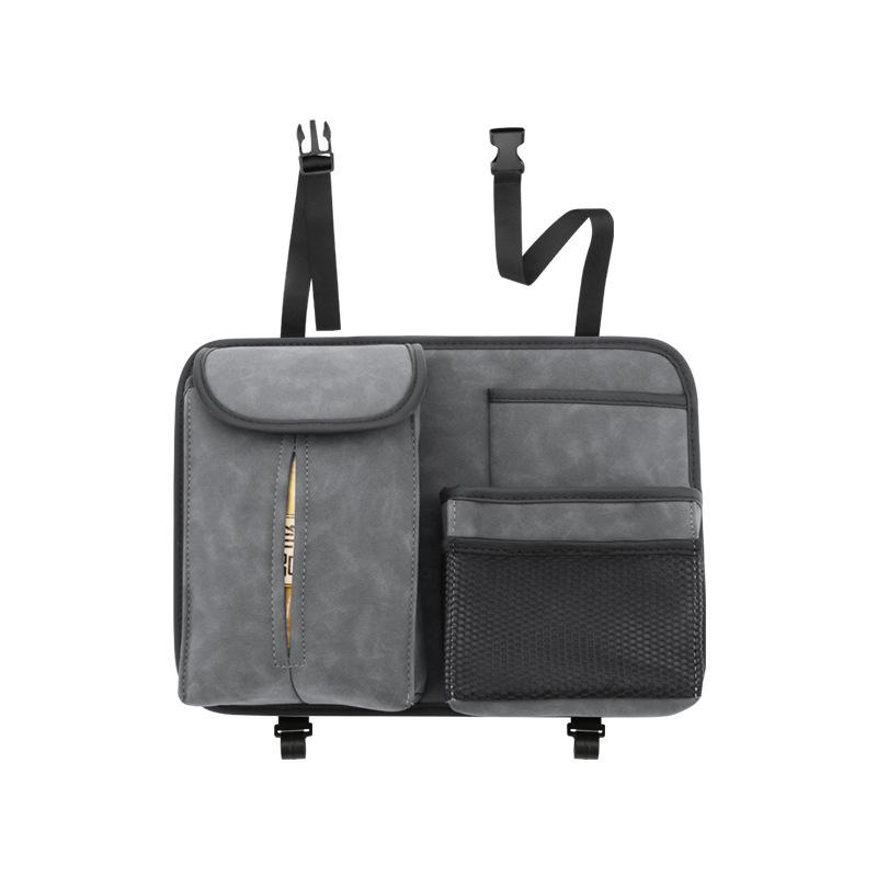 

Car seat back storage bag hanging bag Car seat back storage bag with hook Suede paper drawer Car tissue box car