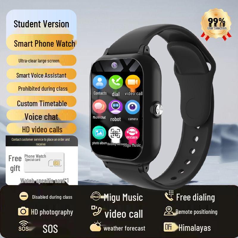 5G Waterproof Kids Smartwatch with Video, Alipay, GPS, and Long Battery Life