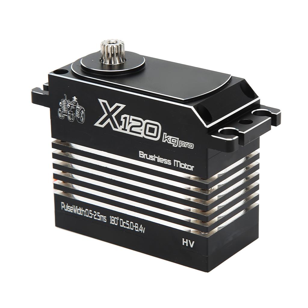 120kg High Speed Brushless Servo Waterproof Full Metal High Torsion Digital Servo for 1 5 1 6 RC Car Robot Boat