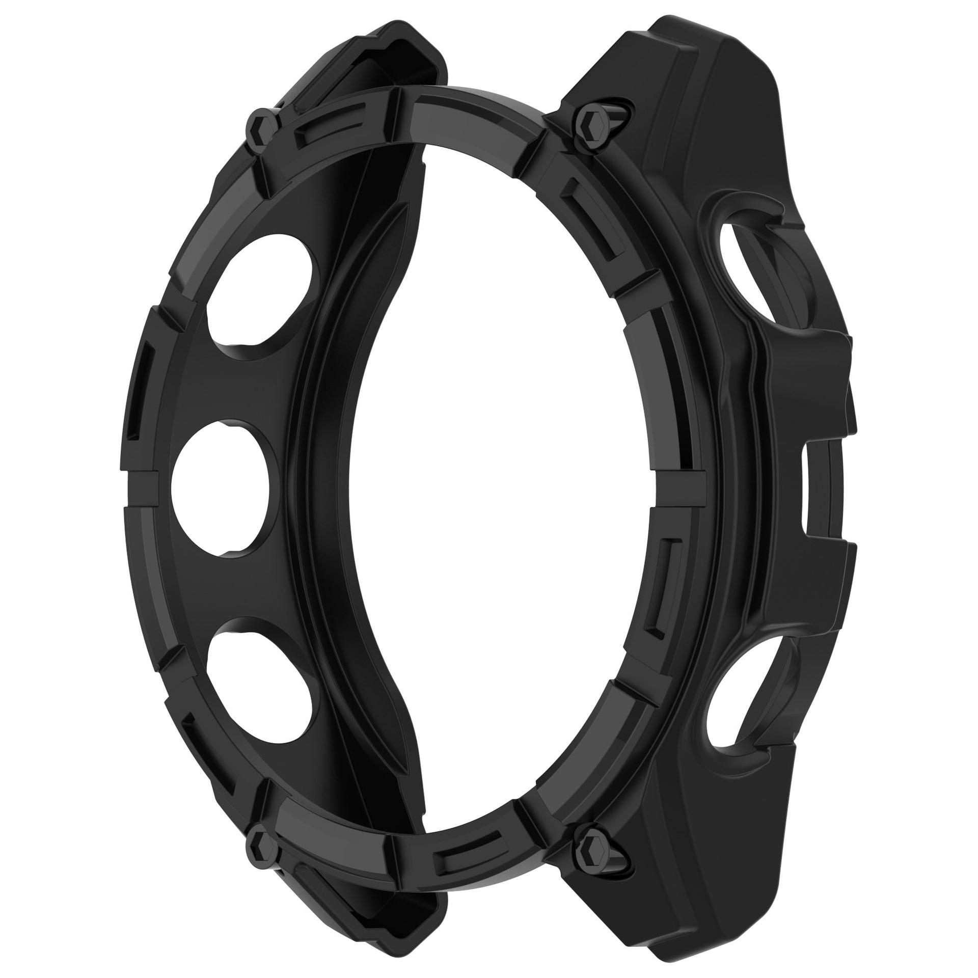 

For Garmin Tactix 8 51mm TPU Watch Case Hollow-Out Rugged Bumper Cover Starlight