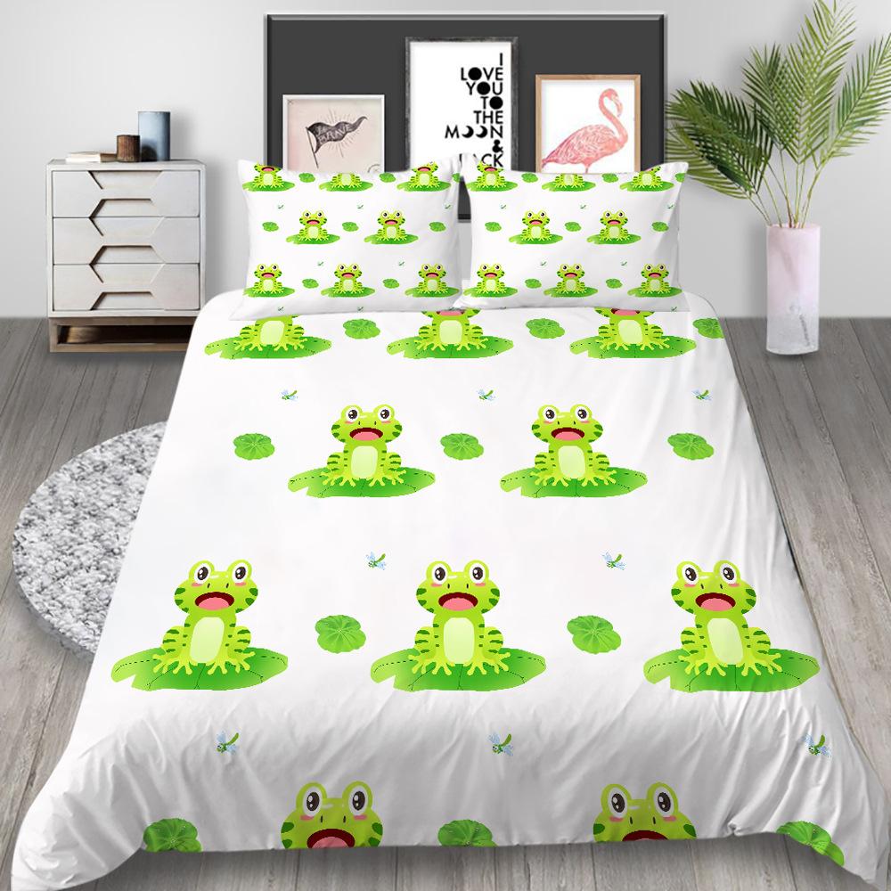 Luxury Duvet Cover and Pillowcase Digital Printing Star/moon/meteor Double Winter Quilt Cover Set Lantern Duvet Cover 1 Person