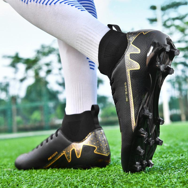 32-46 Teenagers' Large Size High Leg Nails Football Training Sneakers Children's Football Shoes