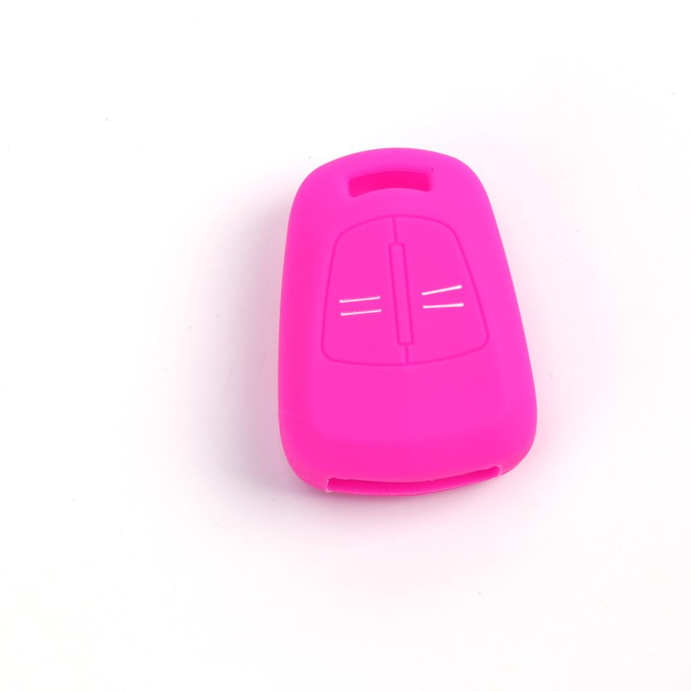 2 Button Silicone Remote Car Key Case Cover Holder For Opel Corsa D ASTRA H Meriva Vectra Zafira Signum Agila