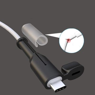 Universal Type C Charger Cable Protector Cord Saver Silicone Charger Cable Protective Cap Data Line Accessories Silicone Cover