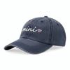Adjustable dad mama mini Love Caps Washed Cotton Embroidery Baseball Cap  Gifts