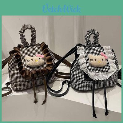 Hello Kitty Backpack With Cat Design For Kids And Teens Daily Use