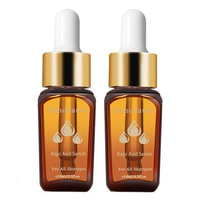 2PCS Kojic Acid Face Serum, Moisturizing Friming Clear Skin Color Smooths Pores Softening Skin Streaming Essence