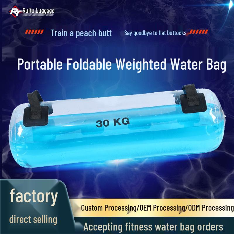 

Transparent PVC Water-Filled Fitness Weight Bag - Squat and Exercise Equipment 10L