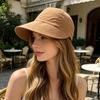Sun Protection Hat with Adjustable Straps, Extended Brim Outdoor Sun Hat, Versatile Summer Headwear for Cycling Tennis Walking