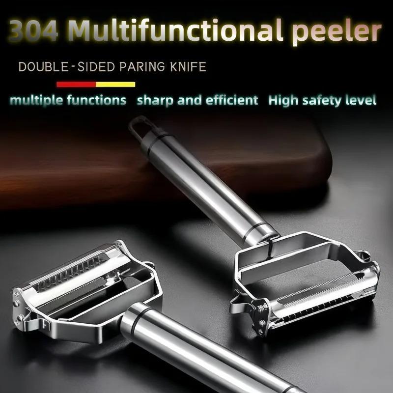 Stainless Steel Peeler Melon Potato Carrot Cucumber Multifunctional Fruit and Vegetable Tools Household Kitchen Tools Shredder