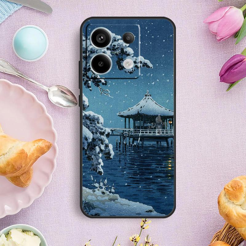 Ukiyo-e Japanese Art Case For Redmi Note 13 Pro Plus Note 12 9 10 11 Pro 9S 10S 11S 12S Redmi 12 10 C 13C Cover