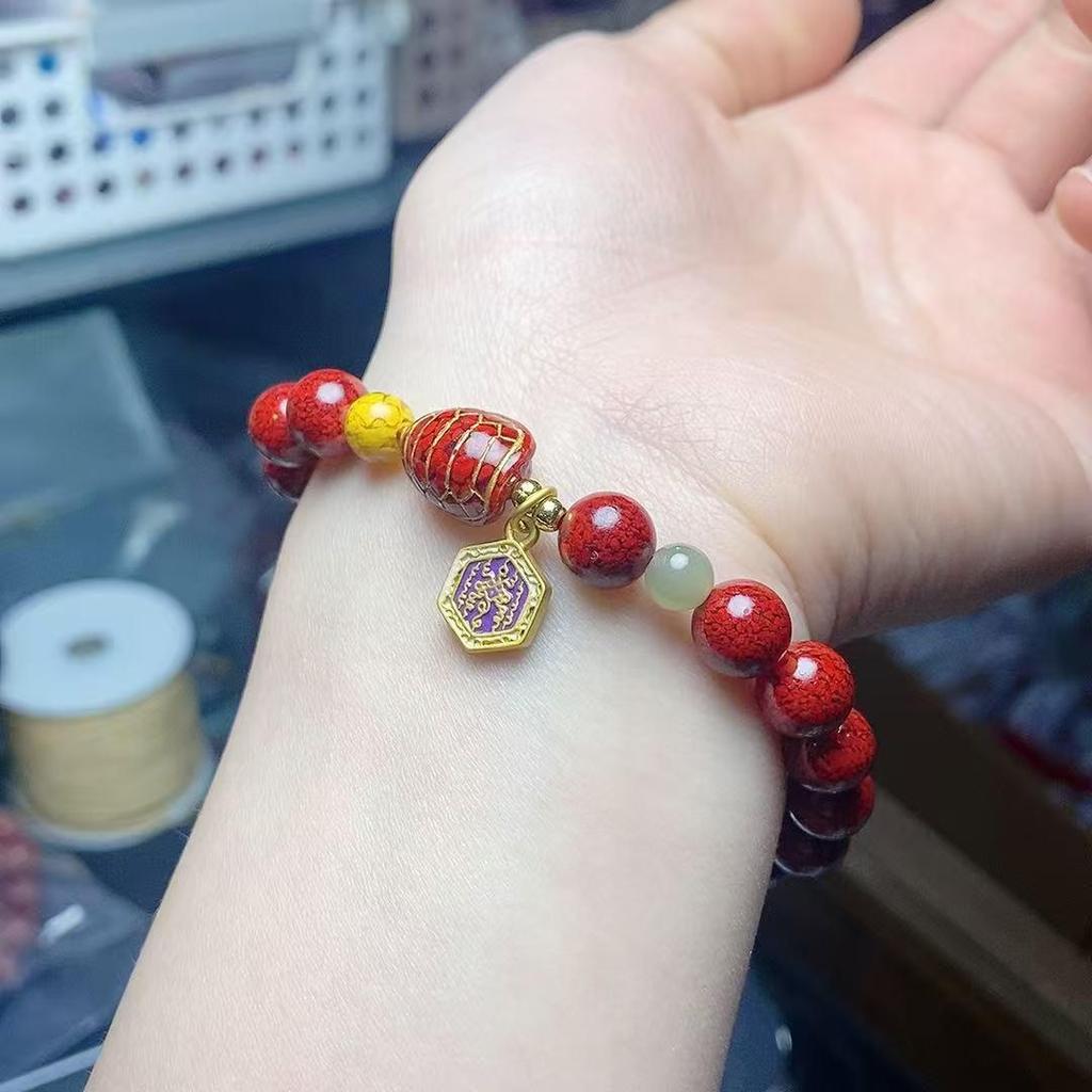 Medium Crystal Sand Single-Strand Bracelet: Simple, Versatile, Fashionable, Exquisite, Unisex Live Stream Accessory