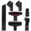 Set of 7 Durable Vacuum Cleaner Attachments Crevice Nozzle Long Lasting Mattress Nozzle Plastic Vacuum Cleaner Accessory