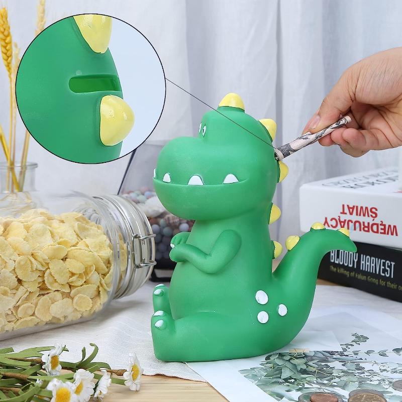 Pokladnička Dinosaurus, Nerozbitná Pokladnička Tyrannosaurus Rex, První Pokladnička, Dárky pro Děti Kluci Dívky Dekorace Domu