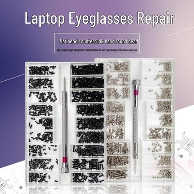 Ensemble de micro-vis pour la réparation de lunettes, d'ordinateurs portables, de ceintures et d'accessoires