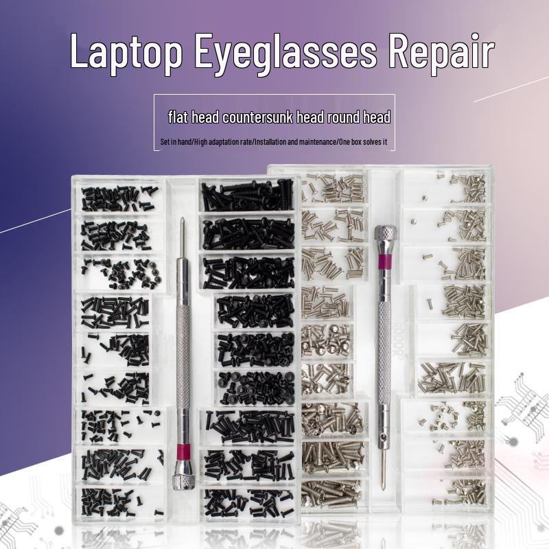 Micro Screw Set for Eyeglasses, Notebooks, Belts & Accessories Repair