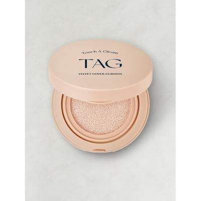 Tag Velvet Cover Cushion 15g Pale Light