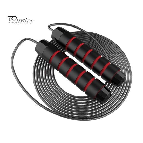300CM Steel Wire Skipping Rope Adjustable Non-slip Handle Tangle-Free Physical Testing Weight Training Students Kids Adults Fitness Jump Rope
